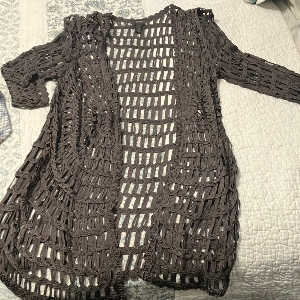 See through, net. Mid length Cami